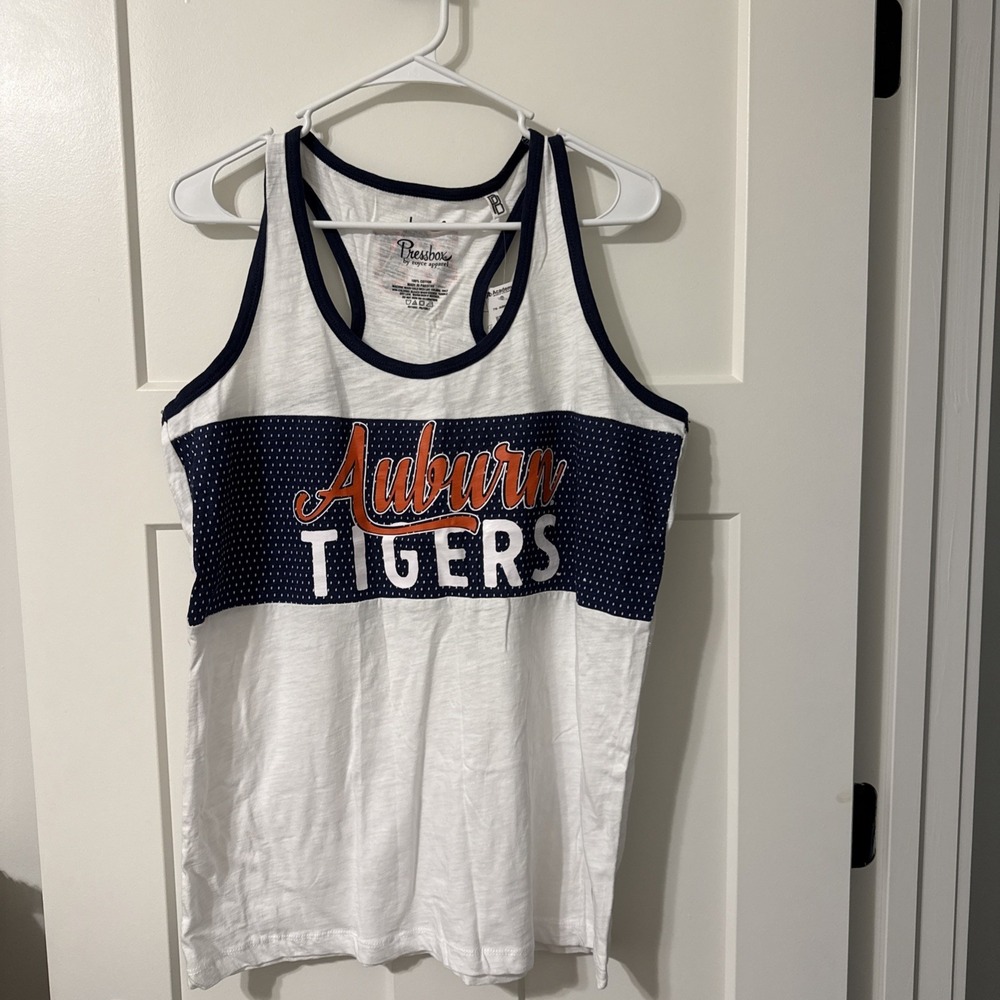 Women's Auburn Tank Top by Press Box Royce Apparel Size Large New
